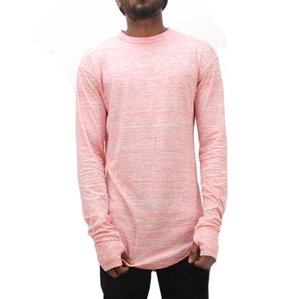 

homme long-sleeve crew neck 2019 spring & summer t-shirts fahsion striped soft hip-hop tees mtl919, White;black