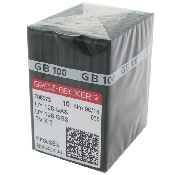 

100pcs groz-beckert uyx128gas / uyx128gbs / tvx3 coverstitch machine needles, Black
