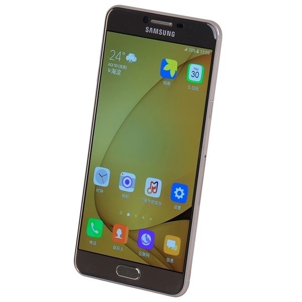 

original refurbished samsung galaxy c7 c7000 unlocked cell phone 32gb/64gb 16mp 5.7 inch dual sim android 6.0