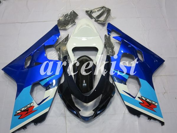 

4 подарков нового abs мотоцикл обтекатели комплект подходит для suzuki gsx-r600 gsx-r750 600 750 к4 2004 2005 04 05 пользовательских голубых
