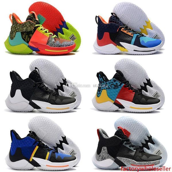 

box2019 with new russell westbrook 2 why not zer0.2 thunder men basketball shoes for black super multicolor sport sneakers shoes size 40-46
