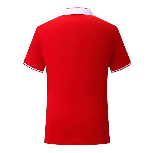 

short sleeve polo red sd chongfu 899001new trend half sleeve men and women polo shirt summer lapel youth, Black