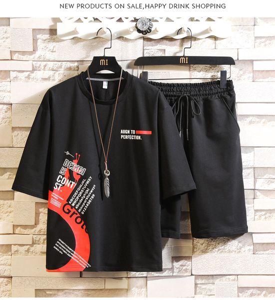 

2019 men sportswear hoodie and sweatshirts black white autumn winter jogger sporting suit mens sweat suits tracksuits set plus size m23, Gray