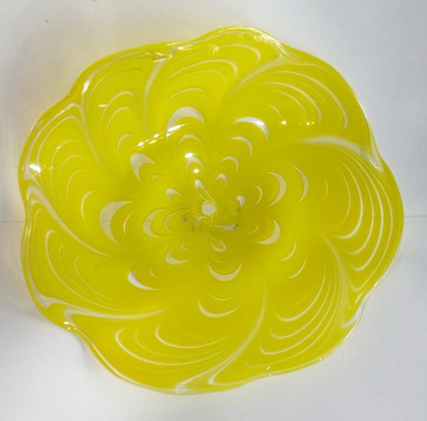 

2020 luxury large l lobby wall plates yellow home murano glass wall lamps