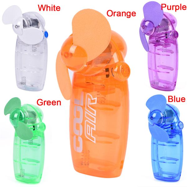 

1pcs mini portable pocket fan fashion hand held battery button type blower cooler cool air high efficiency removal of heat