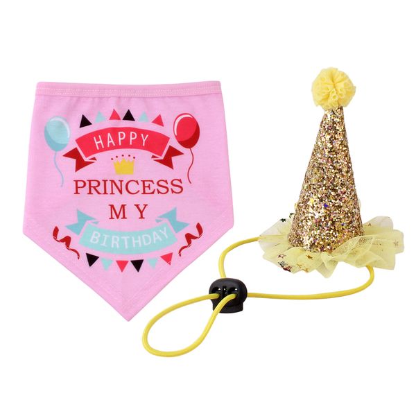 

dog dainty hat hat pet на день рождения набор милый doggie треугольник шарф бандана