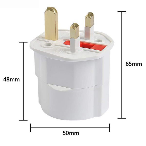 

universal 13a 250v copper eu korea germany france russia to hk uk power adapter fused plug singapore malaysia converter type g