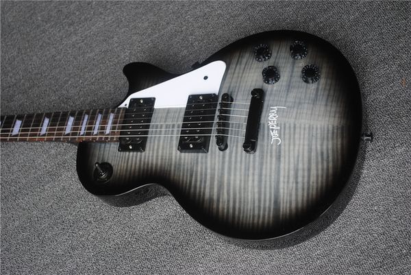 

selling lp standard electric guitar black stripes