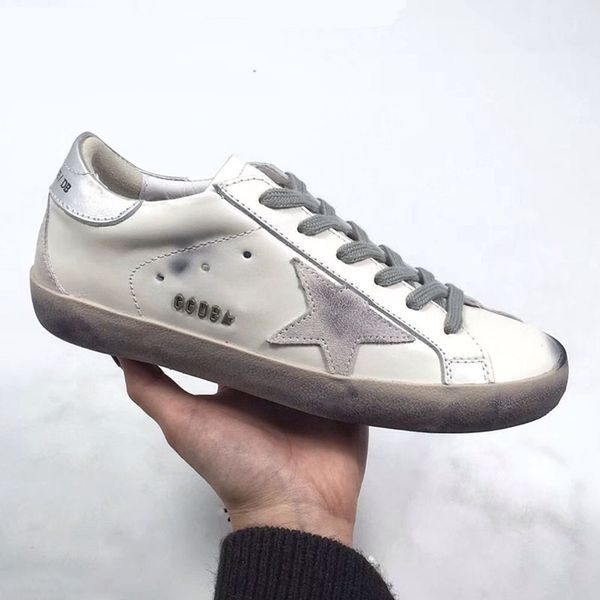 

2019 new arrival gooses hi star sneakers designers men women kids outdoor shoes, Black