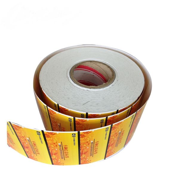 

custom waterproof logo labels roll packaging label, printed logo labels for promotion