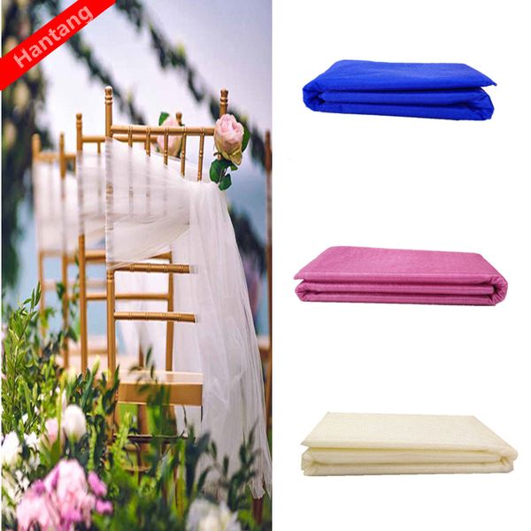 

tulle roll 48cm/72cm*5m/10m sheer crystal wedding decoration baby shower diy arches chair sashes party favor supplies 6z