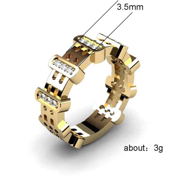 

хип-хоп креативный дизайн теннисное кольцо мужчины женщины обруч золото серебро золотой цвет покрытием для любителей, Silver
