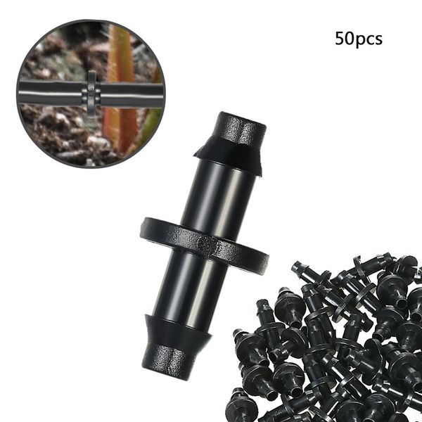 

50pcs 1/4inch connectors hose coupling water drip irrigation greenhouse supplies