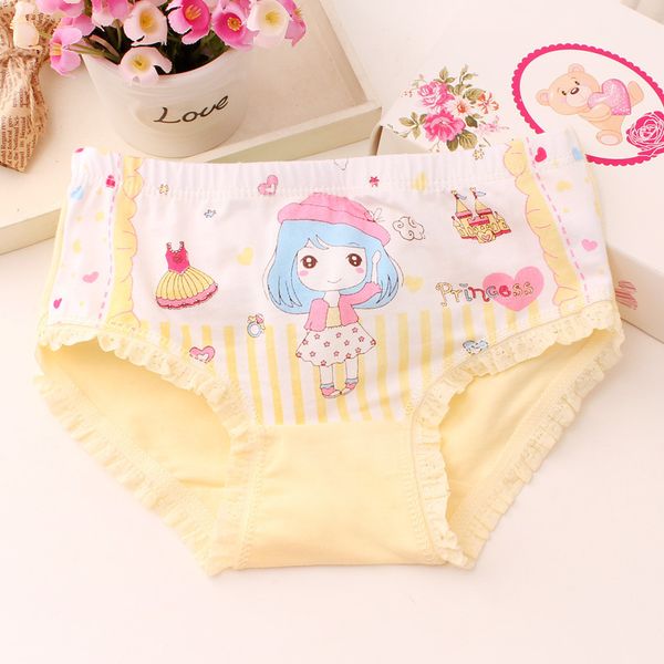 

4pcs/lot kids panties girls briefs female underwear children cotton panties cartoon clothing triangle lace knickers, Camo