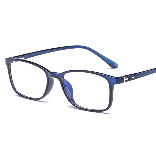 

anti-blue light anti-radiation glasses flat mirror tr90 goggles men and women frame glasses anti-blue glasses, Silver