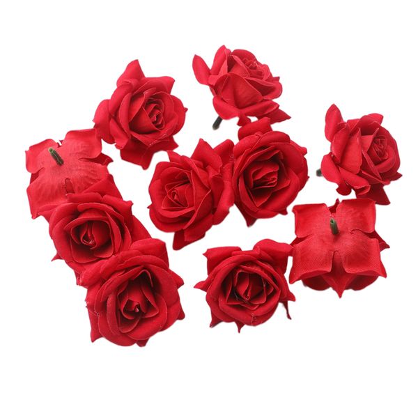 

10 pieces fake rose flower heads