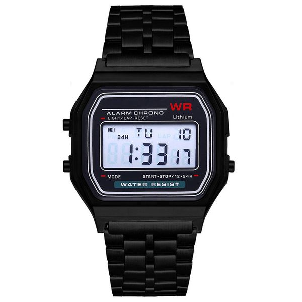 

retail f-91w sports led wach luxury gold watches f-91w steel belt thin electronic watch f-91w watches 2020, Slivery;brown