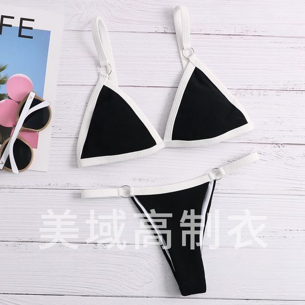 

2020 2020 сексуальный женский сексуальный купальник бикини женский купальник, White;black