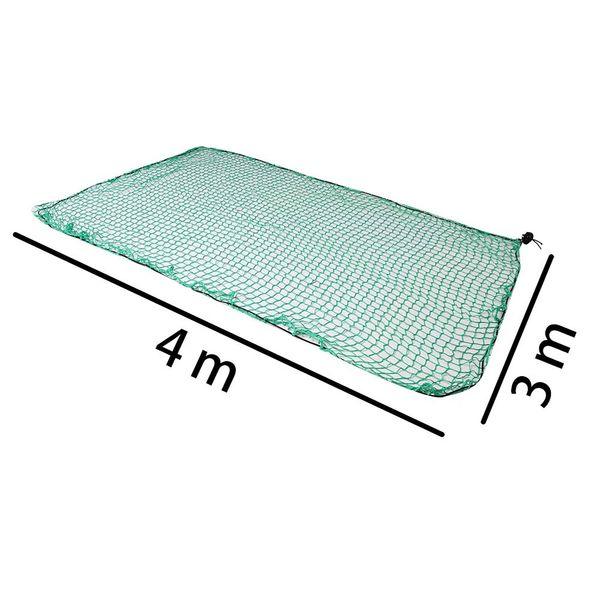

3*4m foldable car trailer net transport net tear-resistant stretchable high strength pp high load security for car storage