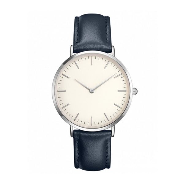 

2018 selling men's quartz analog watches fashion minimalist style mens leather band wrist watch male clock montres hommes, Slivery;brown