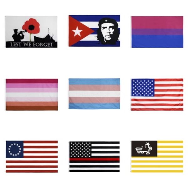 

90*150cm gay rainbow flag no. 4 lgbt pride flag rainbow flag -z087#541