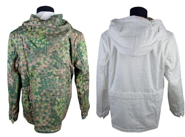 

german dot 44 winter camouflage reversible parka in sizes