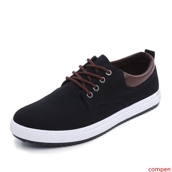 

supply of foreign trade large size men s shoes spring and autumn canvas shoes trend low uppers breathable leisure men s cloth shoes