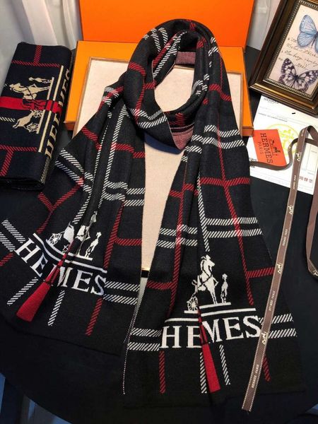 

mens woman scarfs fashion wool blend scarves for mens woman h letters highly quality size 180*30cm 2 colors wholesales, Blue;gray
