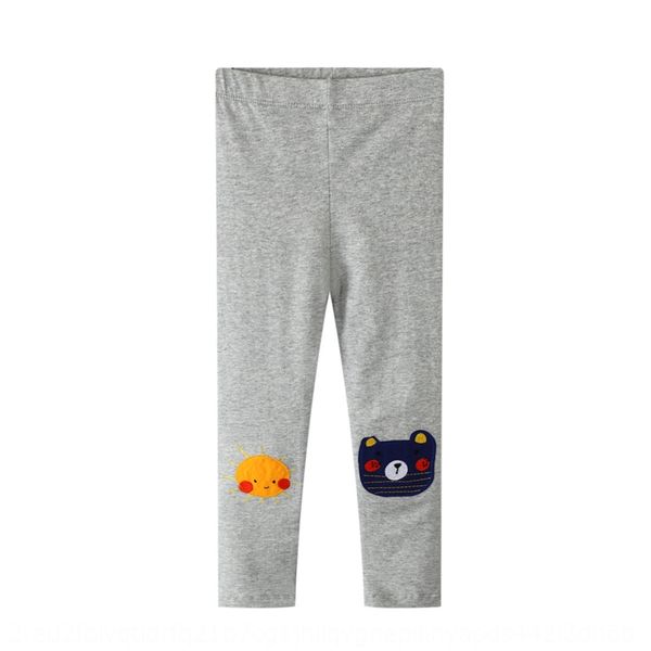 

children's 2020 girls' leggings summer tight trousers tight pants knitted leggings girls' pants slim summer, Blue