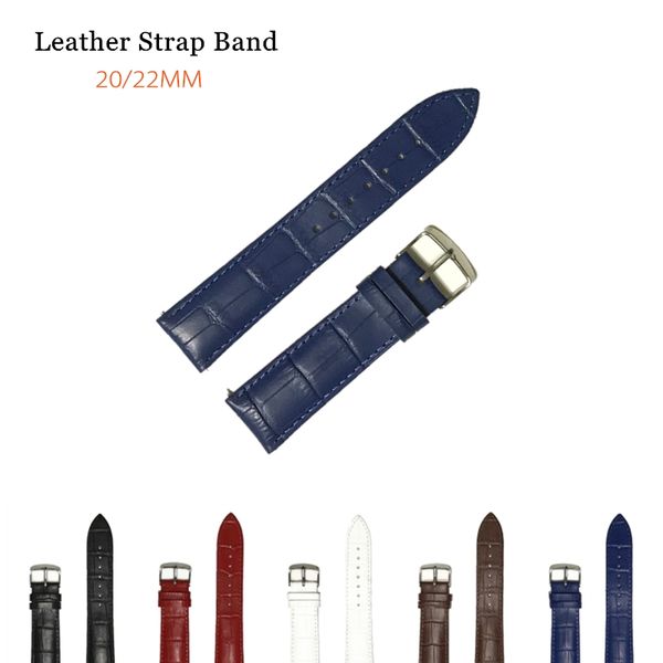 

konaforen leather watchbands for huami amazfit 1/amazfit 2 22mm women men watch band for amazfit bip 20mm strap belt with buckle, Black;brown