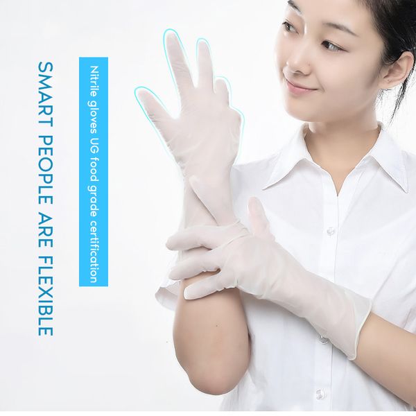 

100шт одноразовые перчатки мытье посуды чистка сада бытовые нитриловые резиновые перчатки одноразовые латексные перчатки 100