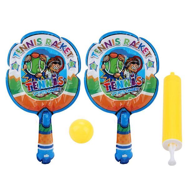 

tennis racket light weight inflatable children tennis racket+inflatable ball child favorite toys kids outdoor fun toy sports