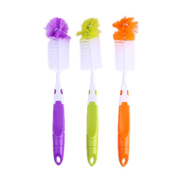 

new23pcs baby bottle brushes set sponge nipple pacifier cleaner milk feeder baby bottle brushes cleaning tools random color f3