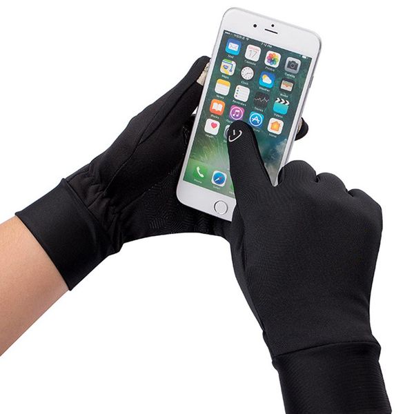 

fashion solid color men women winter outdoor soft warm touch screen gloves, Blue;gray