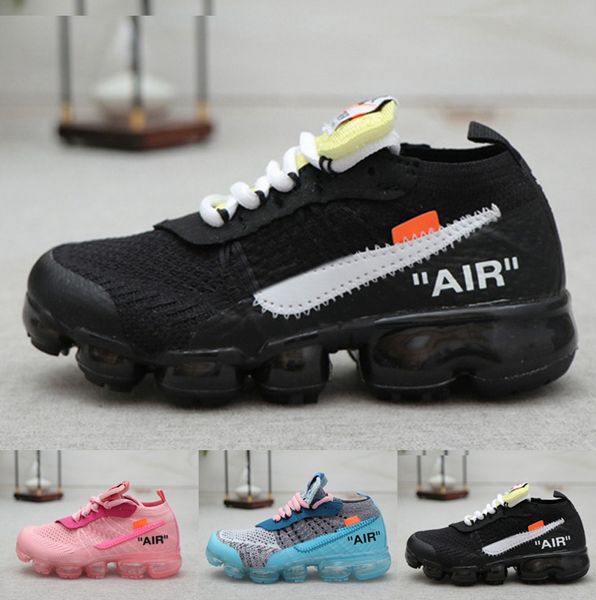 

разуваться спортом 2018. пара дети обувь белого черные розовый большой мальчик девочка кроссовки спорт air дети дизайнер кроссовки прохожден, Black