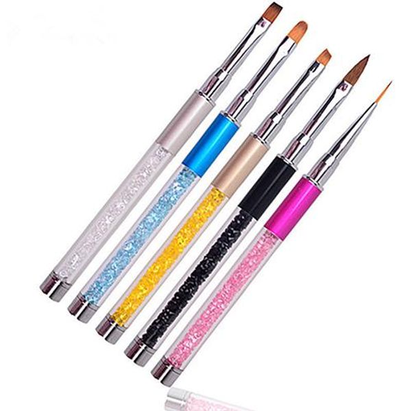 

1pc пластиковые кристалл уф-гель акрил картина рисования pen nail art brush tool