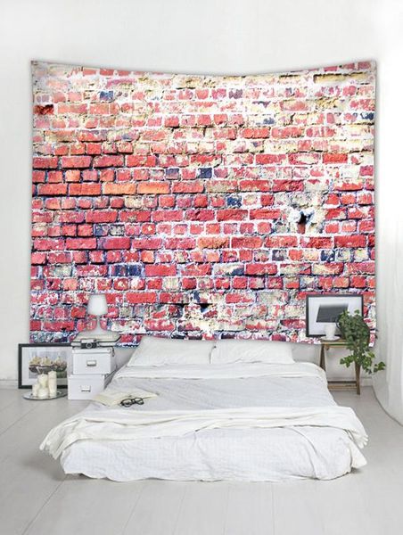 

beautiful vintage brick print tapestry wall hanging decoration wall clothes home hanging tapestries for living room bedroom