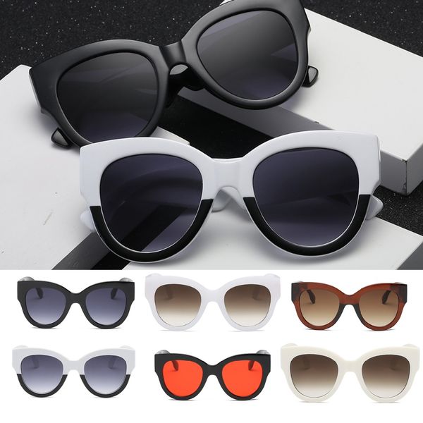 

fashionable women summer cat eye large frame all-match mountaineering glasses lens goggles small frame vintage eyewear lens