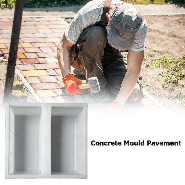 

concrete mold pavement diy plastic path manufacturer mold paving cement brick 10*20*6cm color brick mold abrasive 22*25*6cm new