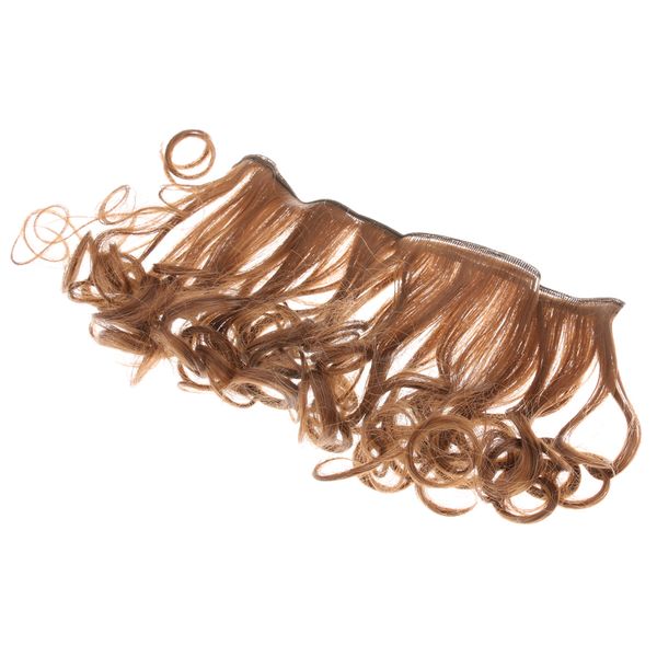 

fashion multicolor 15cm rinka diy doll wigs curly wavy hairpieces