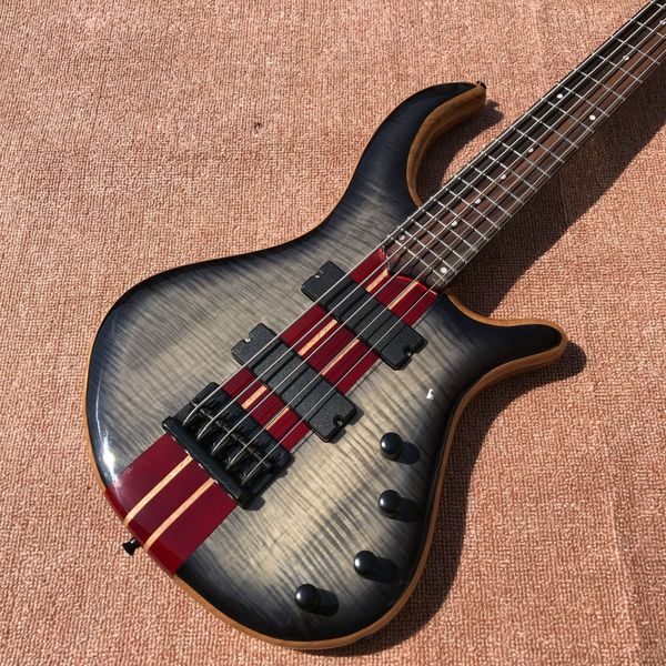 

new oem5 string electric bass electric guitar factory, china, direct sale, initiative adapterization delivery