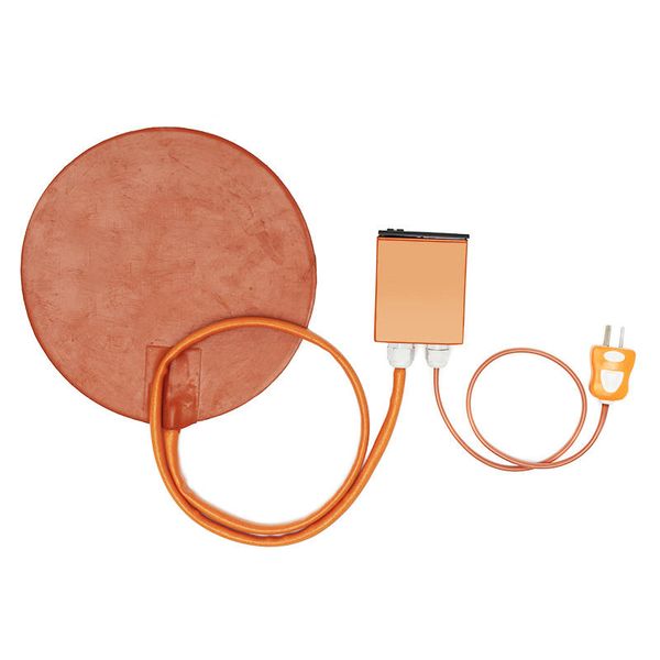 

10 inch round silicone heater 120v vacuum chamber pad with digital controller