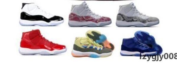 

11 11s баскетбольная обувь кроссовки 2019 новый тренажерный зал красная наследница бархат разводят конкорд змеиная кожа космический джем пла