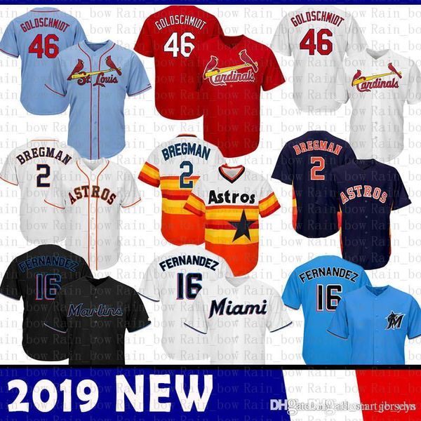 

Houston Alex 2 Bregman Astros Jersey St. Louis Paul 46 Goldschmidt Cardinals Miami Jose 16 Fernandez Marlins 13 Ronald Acuña Jr. Braves