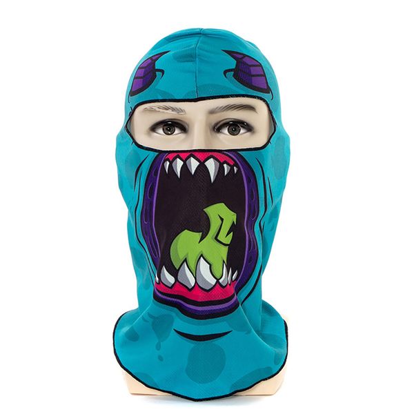 

3d skull motorcycle balaclava full face mask warm motor helmet liner ski paintball snowboard biker riding face shield hood #30