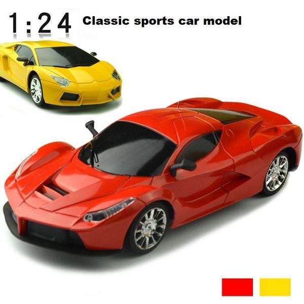 

3277 2 - way remote control sports car model boy toy 1: 24 2 - way new remote control car wholesale