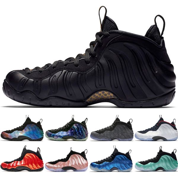 

alternate galaxy 1.0 2.0 olympic penny hardaway black gum white-out mens basketball shoes foams one men sports sneakers designer 40-47