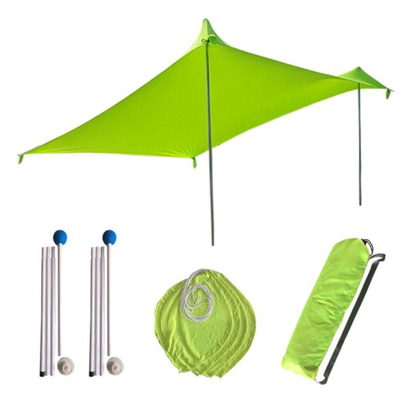 

newly beach awning tent sun protection beach tent sunshade ultraviolet protection outdoor camping fishing ctn88