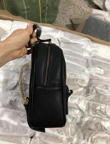 

дизайнер рюкзаки 2017 мода женщины леди черный красный рюкзак сумка подвески