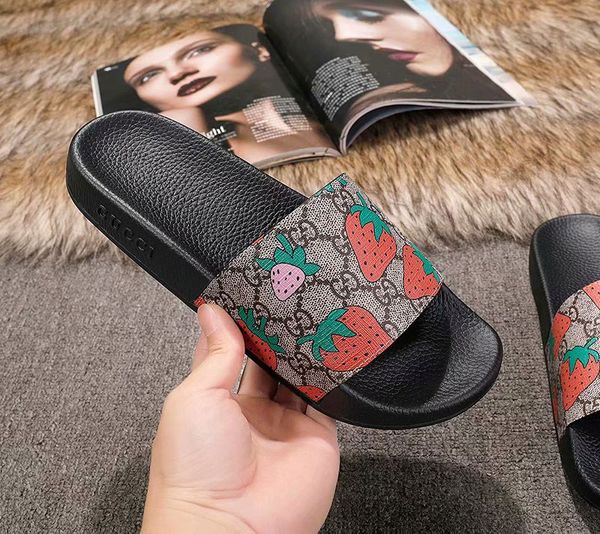 

designer shoes slides summer beach indoor flat g sandals slippers house flip flops with spike sandal with box, Red;white